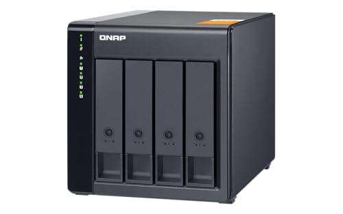 Image of QNAP TL-D400S 4 Bay SATA 6Gbps JBOD Storage Enclosure | PCIe SATA Expansion Card (QXP-400eS-A1164) Included