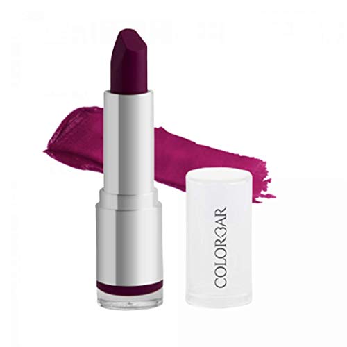 Image of Colorbar Velvet Matte Lipstick, Oh My Magenta 1, 4.2g | Smudgeproof | Creamy matte finish | Lasts upto 5 hrs | Enriched with Vitamin E, Jojoba Oil and Shea Butter | Suitable for all skin types