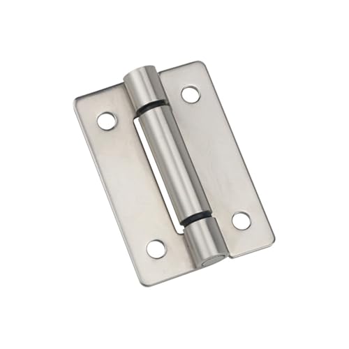 Stainless Steel Flat Twisted Hinge Industrial Electrical Machinery Distribution Box Hardware Accessories 1Pcs(0.3N.m)