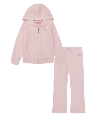 Image of Juicy Couture 2pc Zip Up Velour Jog Set