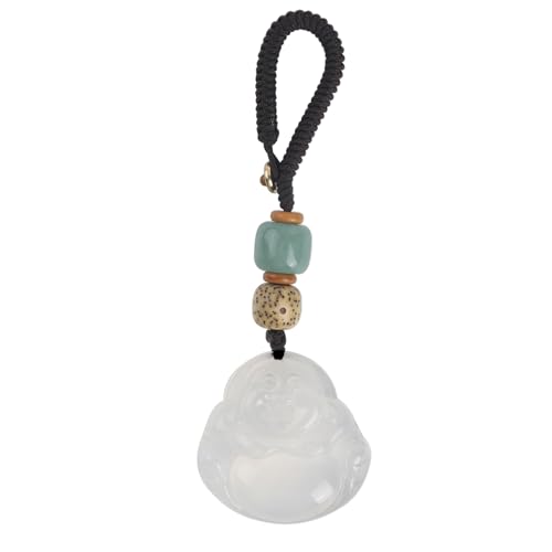 Bouddha rieur porte-clés fétiche en laiton pour embellir vos trajets quotidiens