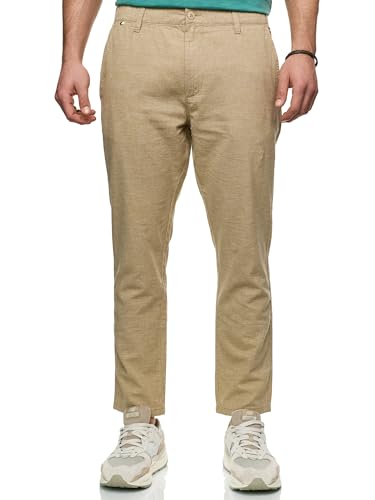 Produktbild Indicode Herren Leinenhose INNandos – Komfortable Sommerhose in Braun