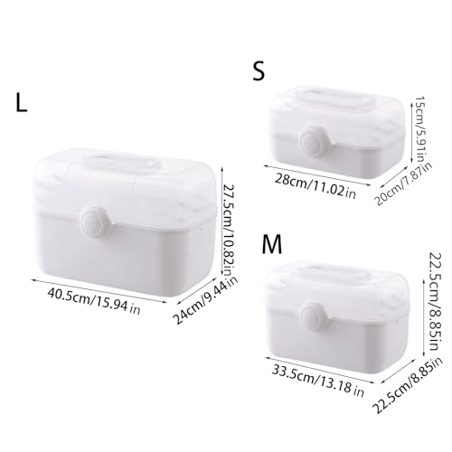 Boîte de rangement pour médicaments portable avec poignée - 8