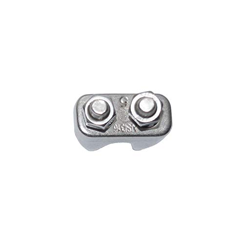 Wire Rope Clamp 5 mm Stainless Steel Pack of 4 A4 Similar to DIN 741 - Image 4