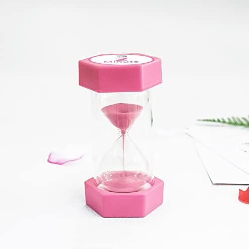 Miniatura 2 de XINBAOHONG Temporizador de arena de reloj de arena, reloj de arena de plástico, temporizador de cristal de arena para juegos de niños, aula, hogar,