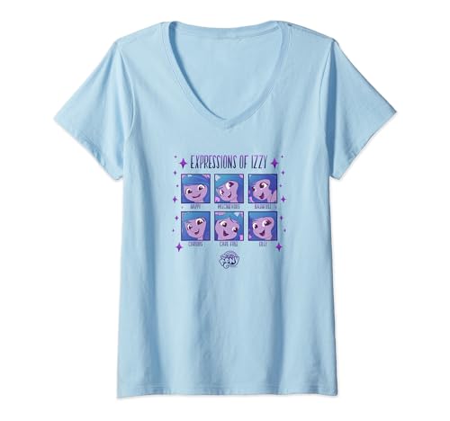 T-shirt col V My Little Pony Izzy Moonbow pour enfant amateur de poney