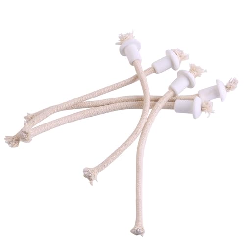7 piezas soporte cerámico para mechas de vela miniatura 3