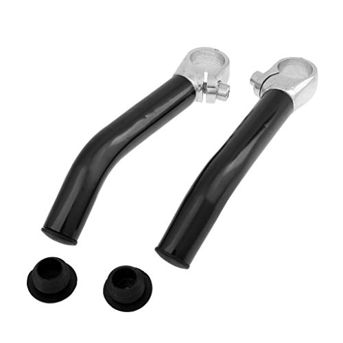 F Fityle 1 Par Premium Mountain Bike Bar End Liga De Alumínio Da Bicicleta Guiador Termina Aperto No