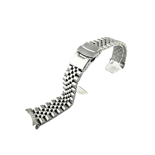 Bracelet de montre en acier inoxydable 22mm 20mm sangle métal maillons solides femme