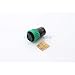 Conxall 3280-8Sg-328Cc7 Multi-Con-X, Green Coupling Straight Cable Plug 8 Socket - Crimp Contacts