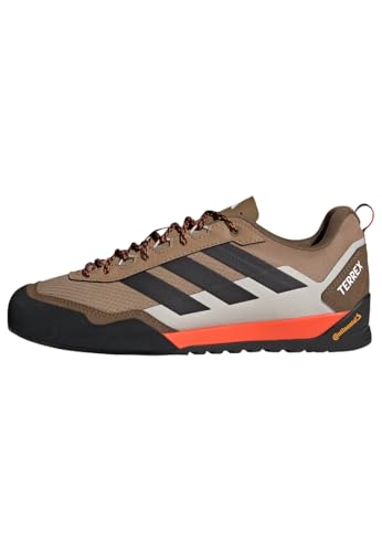 adidas Homme Terrex Skychaser Solo Approach Shoes, Cardboard/Carbon/Semi Impact Orange, 42 EU
