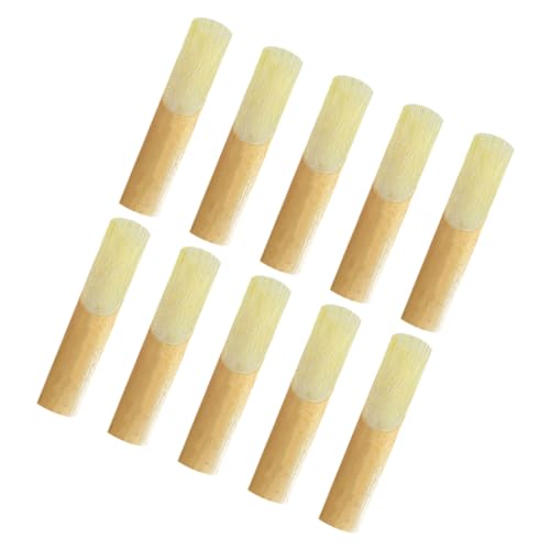 HEMOTON Replacement Clarinet Reeds 2.5 Strength Musical Instrument Accessories 10 Pack