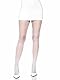 Leg Avenue Damen 1404-Offener Zwickel Netz, Einheitsgröße (EUR 36-40), Dessous Reizwäsche Strumpfhose, weiß, 1 Stück (1er Pack)
