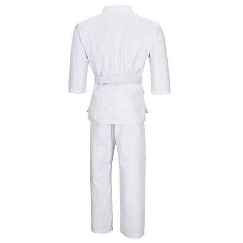 Karate Uniform For Kids & Adults Lightweight Elastic Drawsting Student Karate Gi Martial Arts Costume With Free White Belt #TOP1