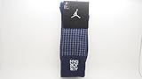 [642207-410] AIR JORDAN STENCIL CREW SOCK ACCESSORIES SOCKS AIR JORDANNAVY BLUE GREY