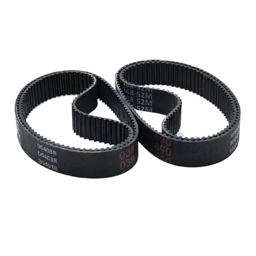 Courroie de transmission S2M 68 dents largeur 10mm longueur 136mm en caoutchouc synchrone