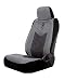 Browning Coprisedili Universali Anteriori E Posteriori, Impermeabili, Per Auto, Camion E Suv, Motivo A Zigzag (Grigio MéLange/Nero) - 3