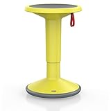 ✅ DYNAMISCHES SITZEN: Durch die gerundete Standfläche lässt sich der Drehstuhl in alle Richtungen bewegen und bietet Ihnen maximale Flexibilität.