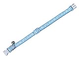 Ajustable Nobby Collar Gato corazón Azul Claro