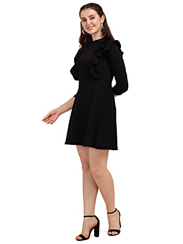 Image of OOMPH! Women's Spandex A-Line Knee-Length Casual Dress