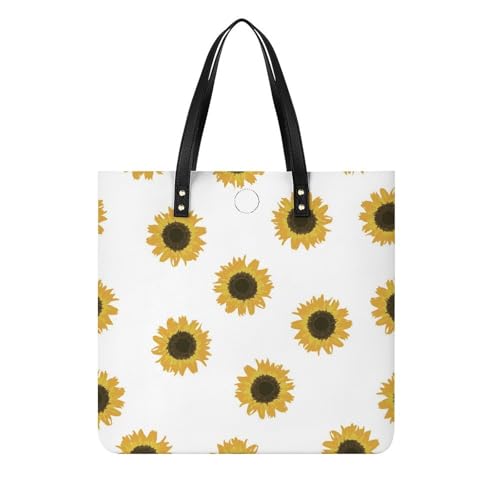 Sac voyage tournesols jaunes : le grand cabas pour ne plus manquer de place