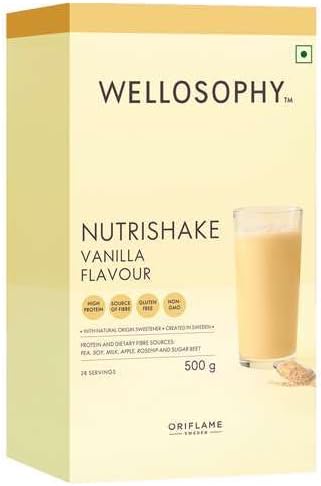 Nutrishake Vanilla Shake 500gm Wellosophy