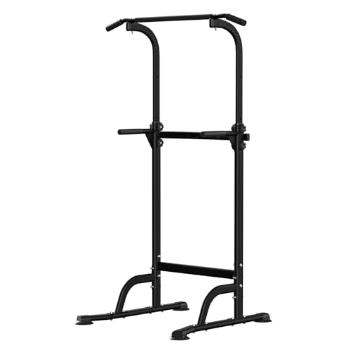 kiskick Barra de dominadas, torre de potencia, estación de inmersión, entrenador de asistencia, soporte de inmersión, equipo de entrenamiento multifuncional, máquina de entrenamiento de fuerza, barra