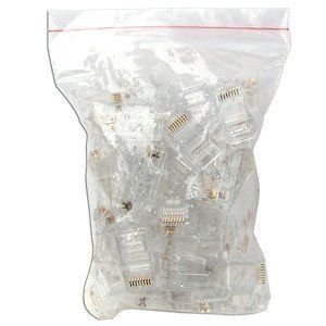 Technotech RJ45 Plug Connector CAT5 Network LAN Crimp (50 pcs, Unshielded) (B01C8TF924) Amazon Price History, Amazon Price Tracker