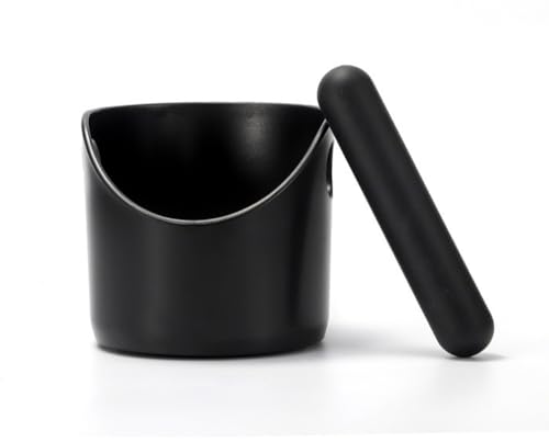Abklopfbehälter für Siebträger, Kaffeesatz Abschlagbehälter, Kaffee Abklopfbehälter mit Abnehmbar Klopfhebel, Knock Box Kaffee Zubehör
