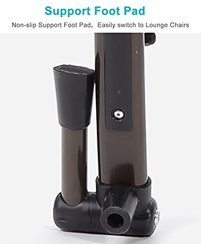 Cadeira de balanço grande para pátio, cadeira de balanço de lazer de jardim com almofada de bambu e