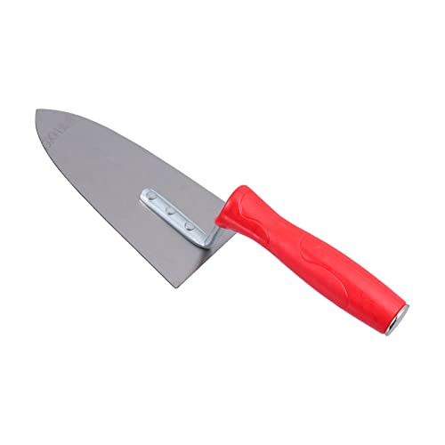 DOITOOL Spatola Per Intonacatura Multifunzione Spatola Per Muratura Impugnatura Comfort in Plastica Rossa