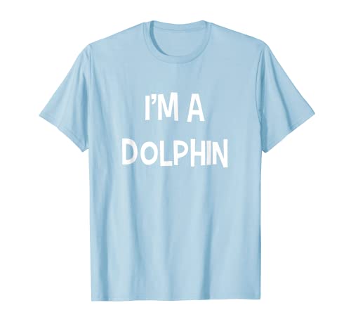 Disfraz de Halloween Silly Simple de Last Minute I'm A Dolphin Camiseta