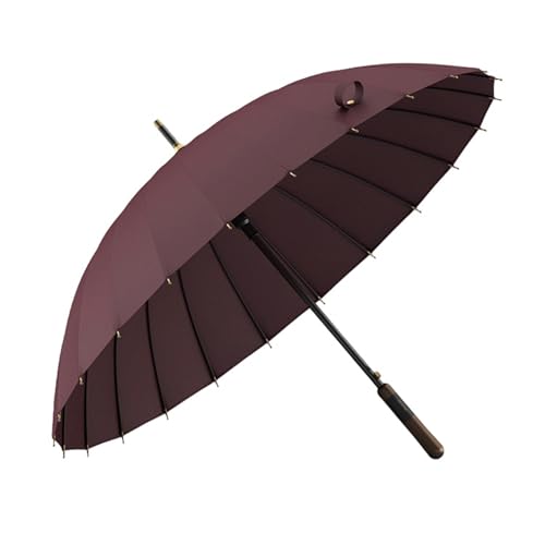 Parapluie de golf grand format coupe-vent noir et automatique pour sport