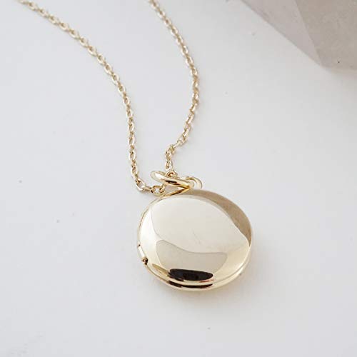 HONEYCAT Keepsake Locket Necklace in Gold, Rose Gold, or Silver | Minimalist, Delicate Jewelry3