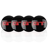 4 Tapas Centrales para Alfa Romeo KIA Ford BMW 56mm, Tapacubos de Centro Tapa Central de Rueda con Logo, Llantas Centro Tapas Impermeable Prueba Polvo Embellecedor Insignia