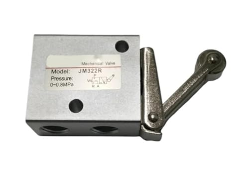 Électrovanne pneumatique JM322R à levier à galet droit pour circuits - 2