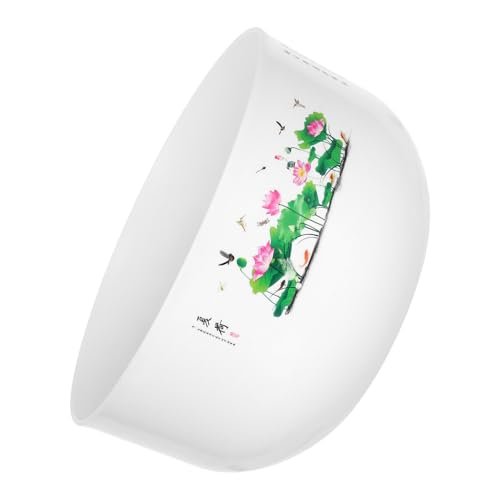 Toyvian Pot de Lotus Hydroponique sans Résine Épais pour Balcon Vase Rond Compact Pot Eau pour Plantes Intérieur Décoration de Bureau et Maison