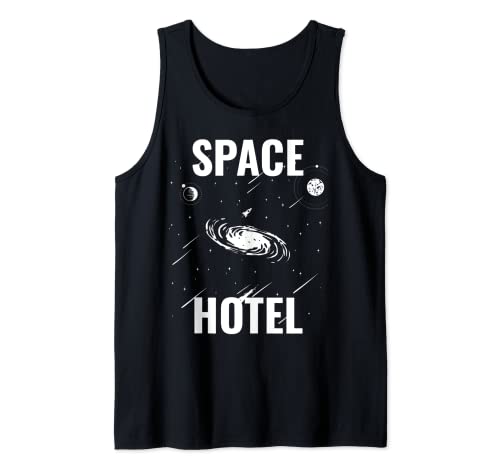 Space Hotel Space Station Espacio Exterior Camiseta sin Mangas Cover