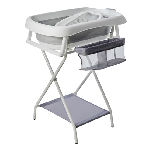 babywann mit Rahmen 80 cm - faltbare Babywanne mit Ständer - sicher für...