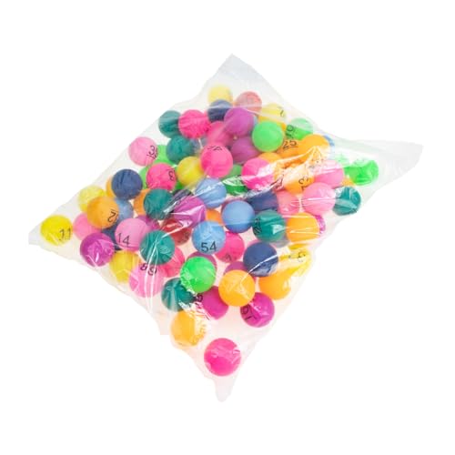 WBYNB 50 Pièces Boules De Tombola Creuses En Plastique - Couleurs Aléatoires Pour Fêtes Et Jeux