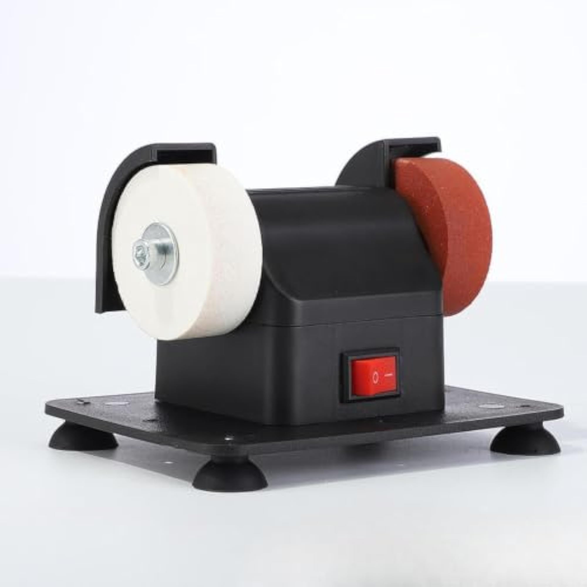 Small Bench Polisher Sturdy for Metal Household Edge Polishing