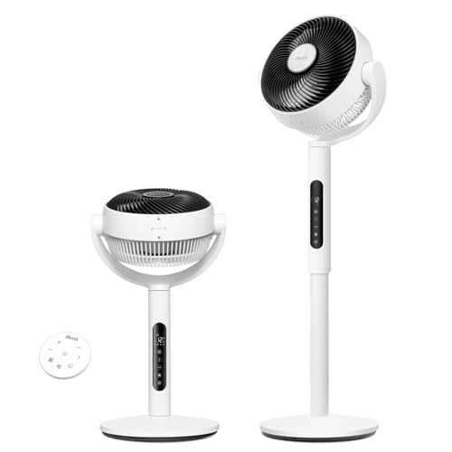 [LATEST] Levoit Pedestal Air Standing Fan | 7.5m/s Speed | 20dB Low Noise | Omni Oscillating | LED Display | 12 Fan Speeds