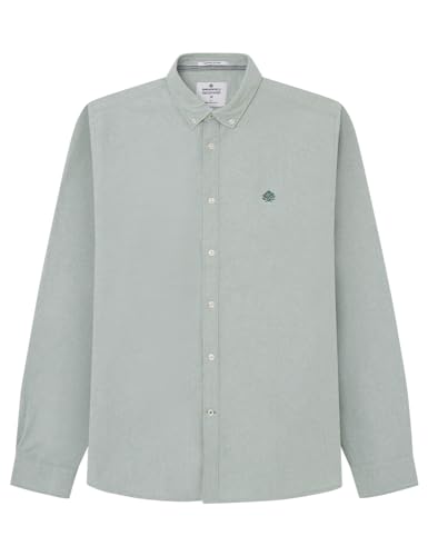 SPRINGFIELD Camisa 276684, Verde BCC0, L para Hombre