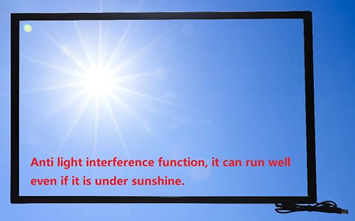 Image of 21.5 Inch Multi Points IR Touch Screen, Infrared Touch Screen Panel, USB Free Driver with Tempered Glass for Kiosks, Touch Screen Monitor, Interactive Device Machine