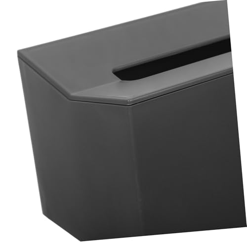 Dispensador de toallas negro rectangular de pared para cocina doméstica 4