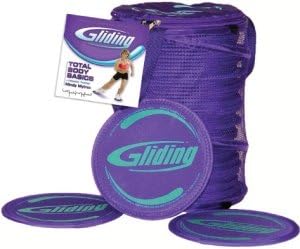 Gliding Disc Instructor pack 10 pairs discs for hardwood flooring, manuel, 1DVD and carry-bag