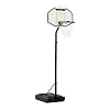 Gymrex GR-BS12 Basketbalkorf met standaard, 190-260 cm, in hoogte verstelbaar, 2 wielen, weerbestendig, ring Ã˜ 43 cmâ€¦