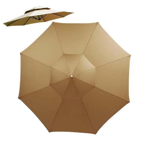 Auvent de rechange imperméable et anti-UV pour grand parasol de porche