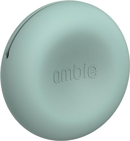 Ash Green silicone travel case for ambie Sound Earcuffs