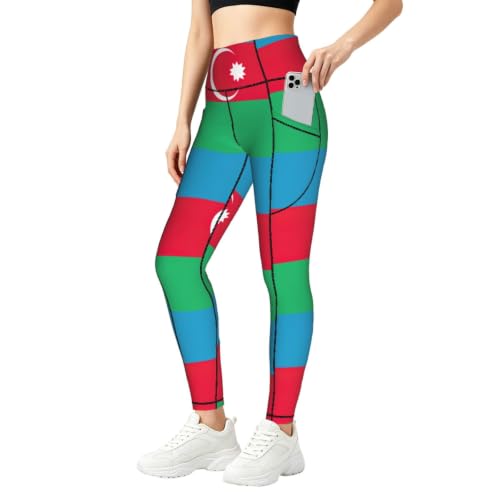 Leggings de Azerbaiyán para mujer conjuntos de entrenamiento y fitness